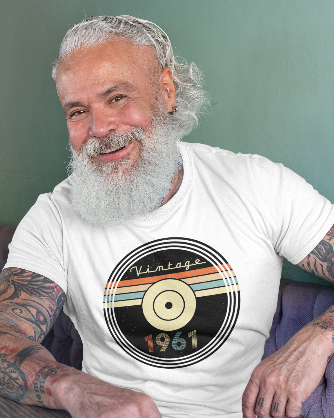 Camiseta Vintage - Disco - Cumpleaños