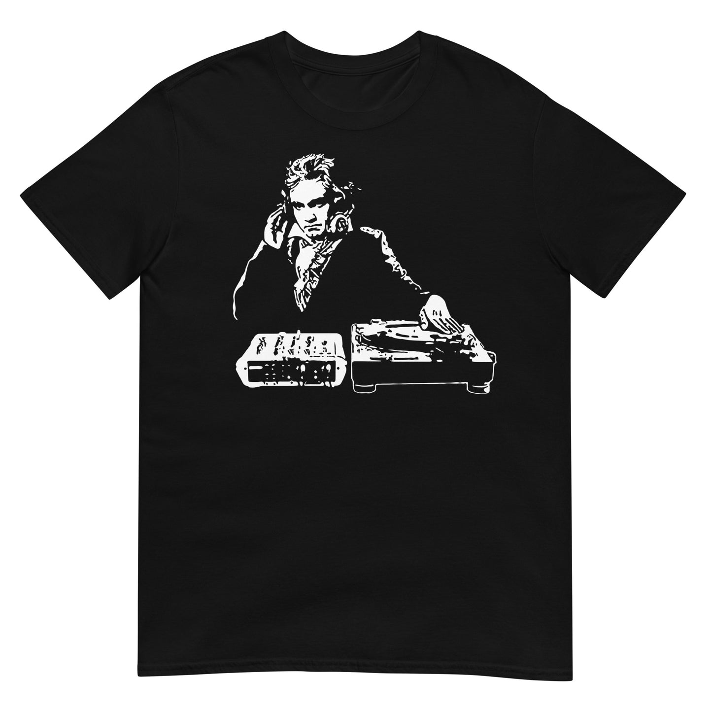camiseta beethoven deejay dj en color negro