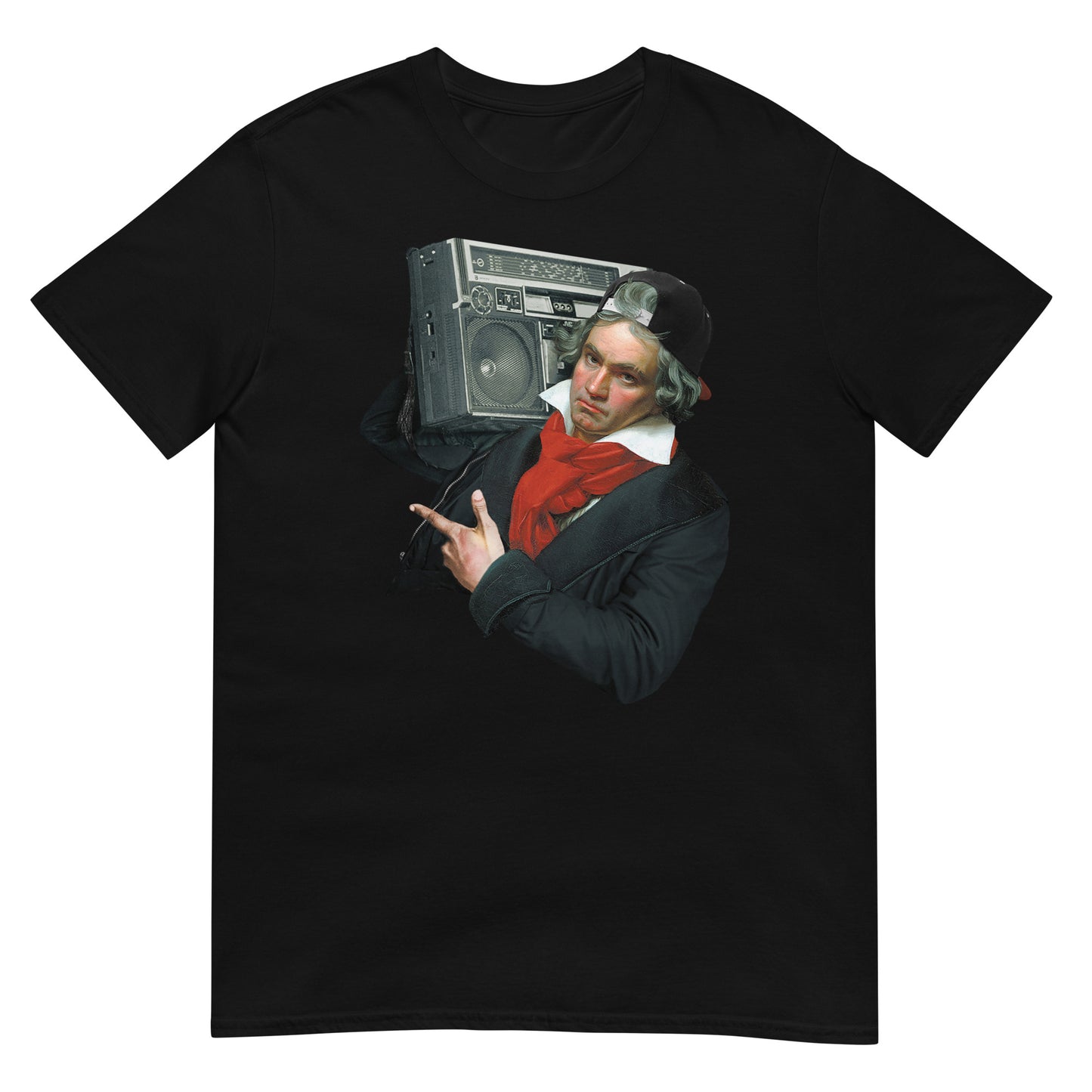 camiseta beethoven rap clasico negra