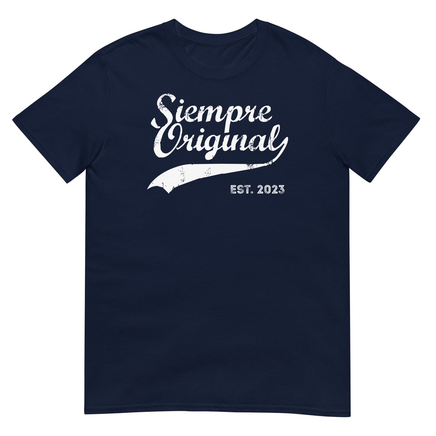 camiseta beisbol script siempre original azul marino