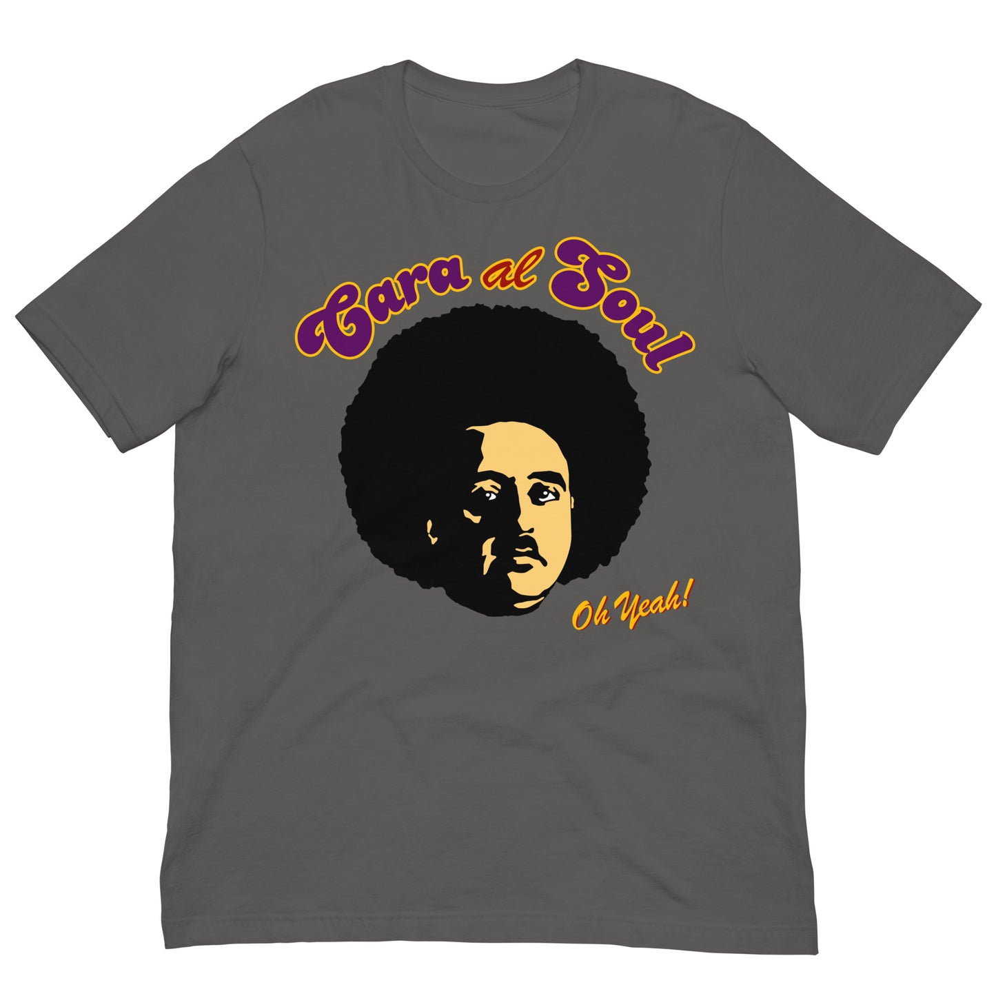 camiseta cara al soul sol francisco franco funk en color gris