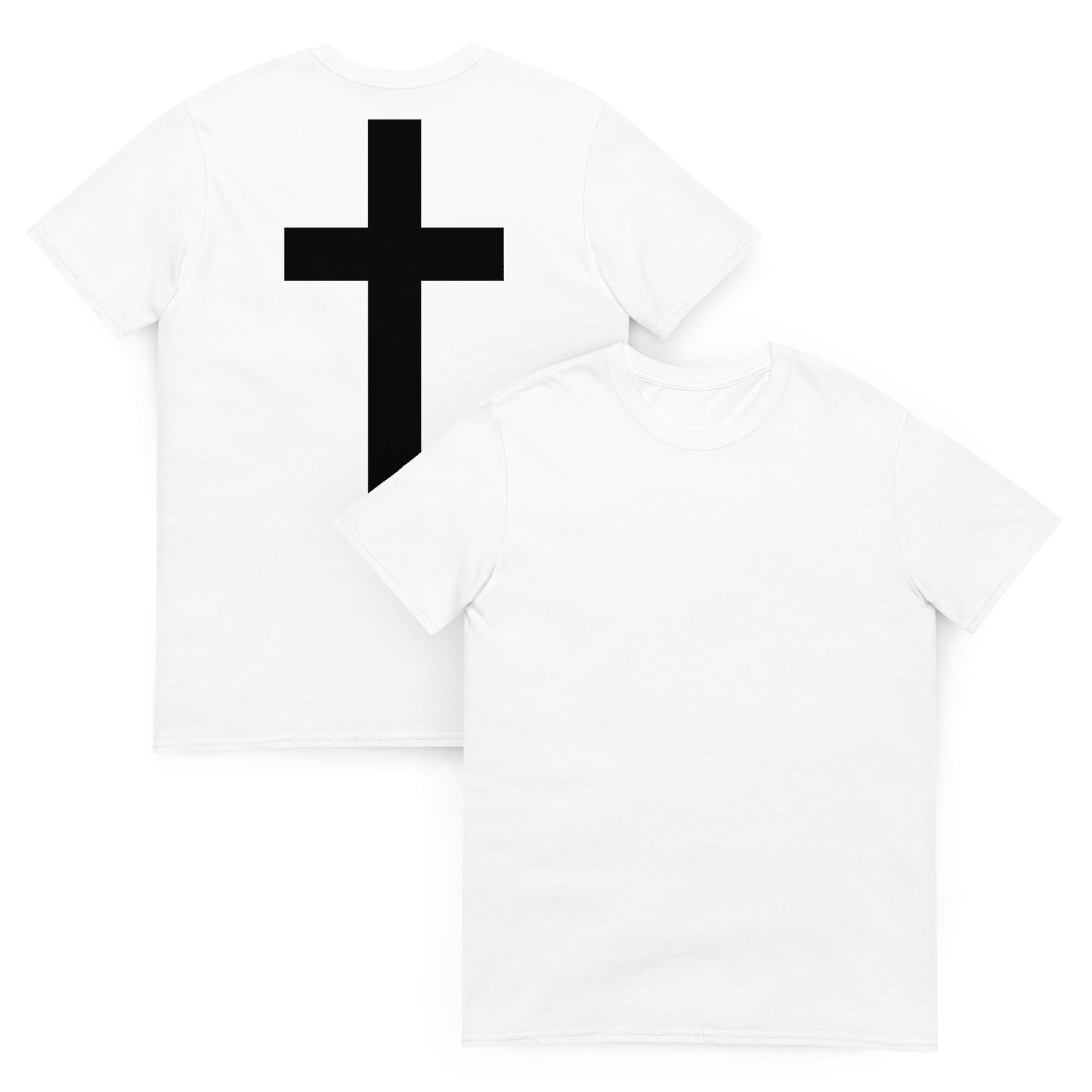camiseta cruz siempre original urban en color blanco