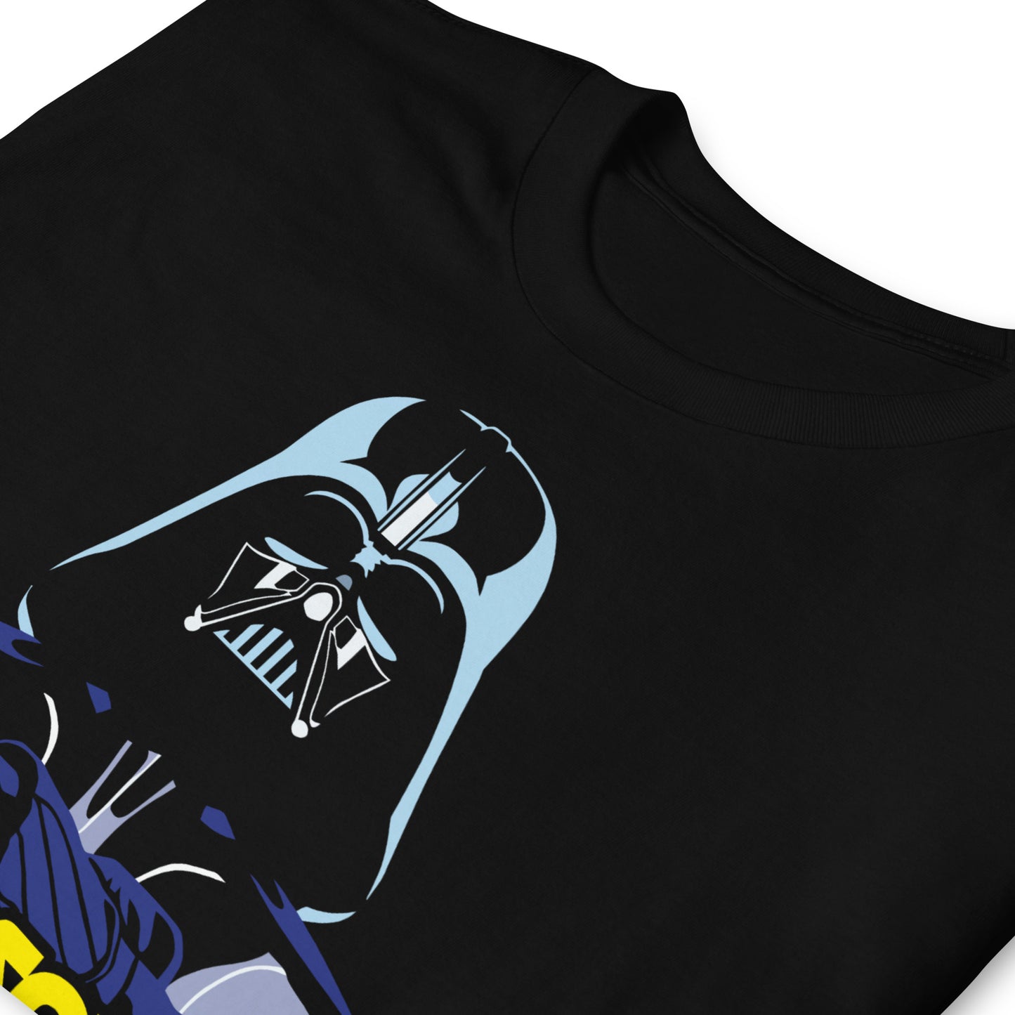 detalle de camiseta darth vader yo soy tu padre star wars regalo dia del padre en color negro