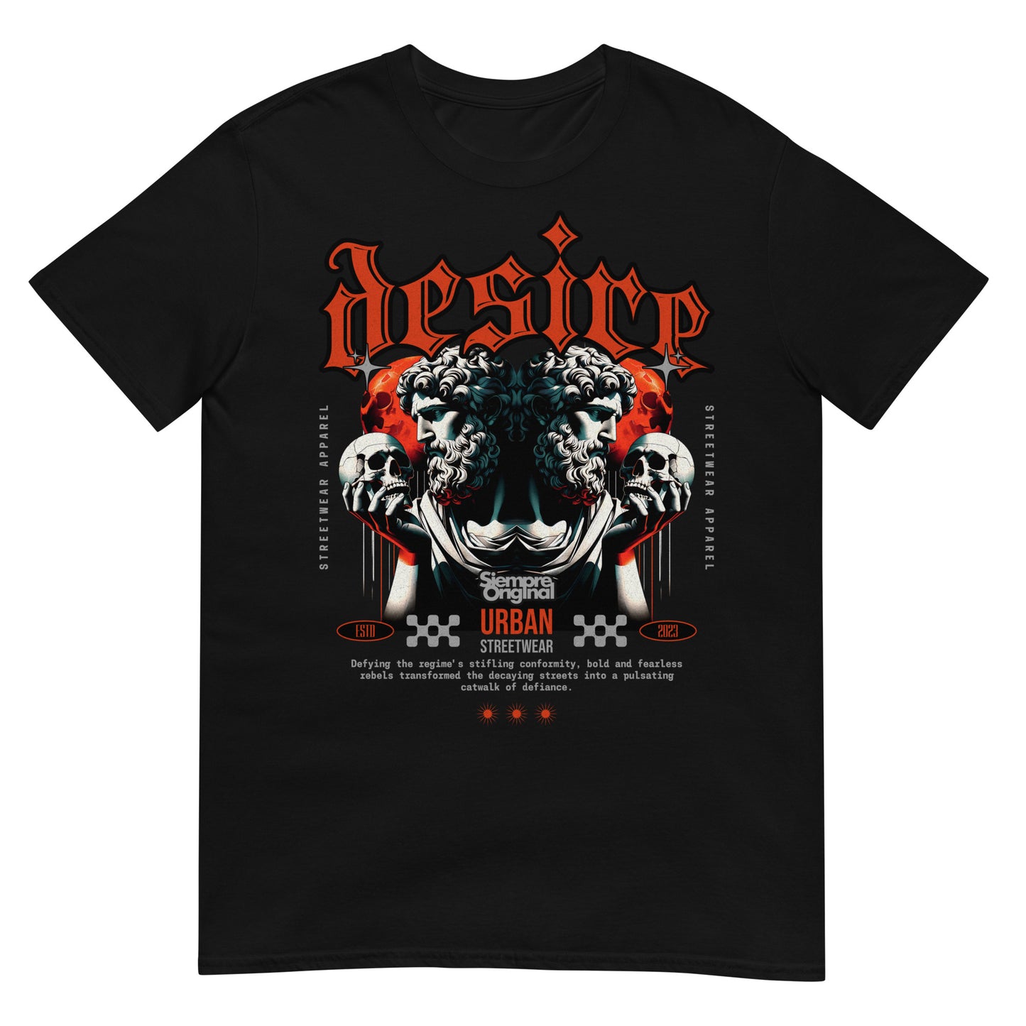 camiseta desire siempre original urban en color negro