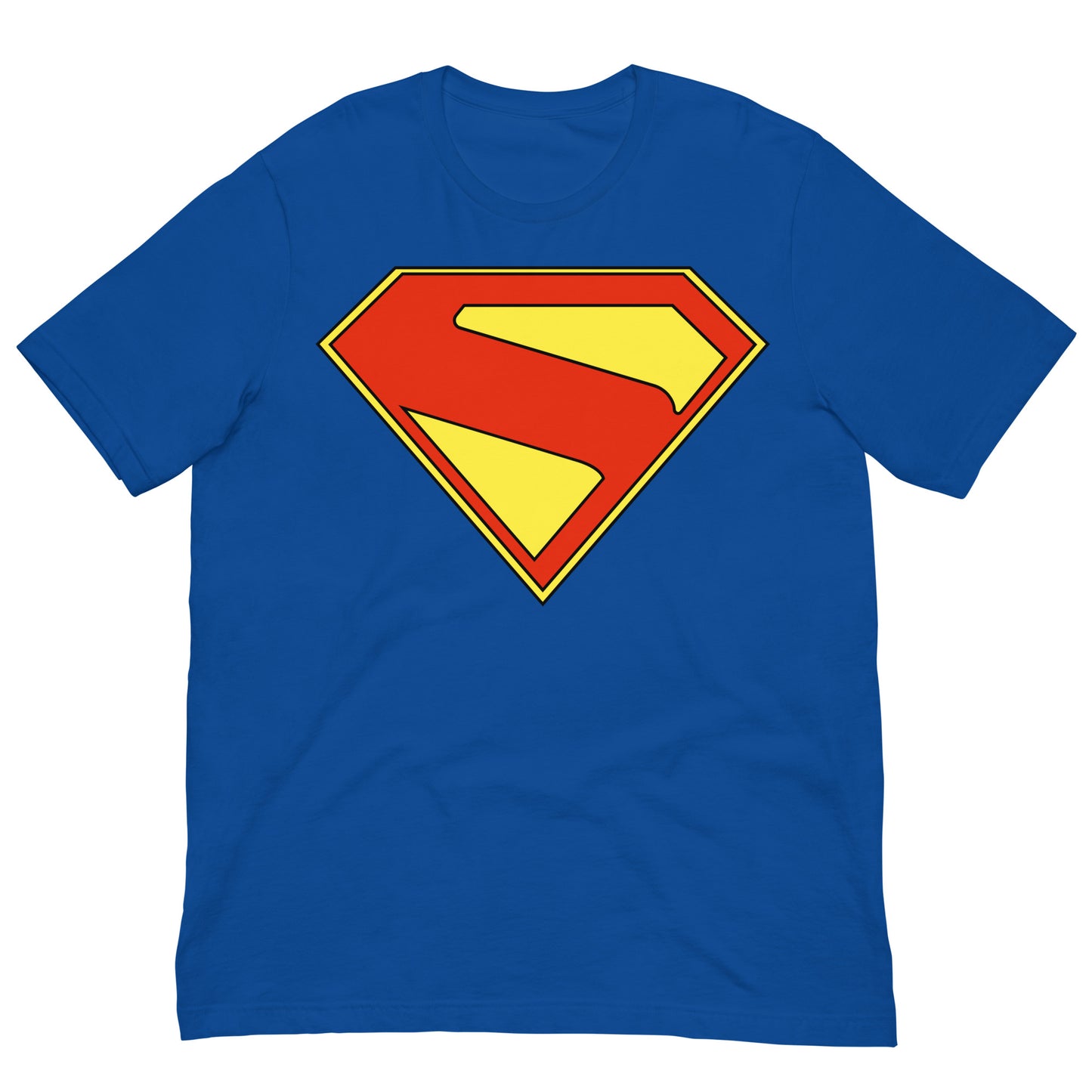 camiseta superman 2025 gunn corenswet el hombre de acero en color azul royal