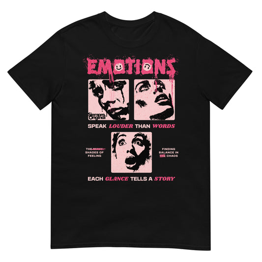 camiseta emociones emotions siempre original urban en color negro