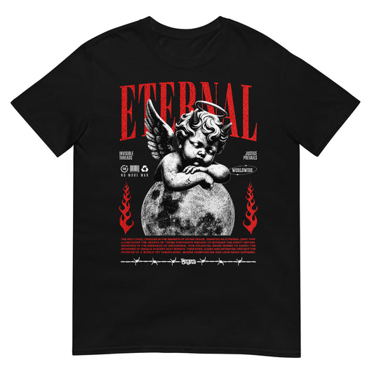 camiseta eternal eterno angel siempre original urban en color negro