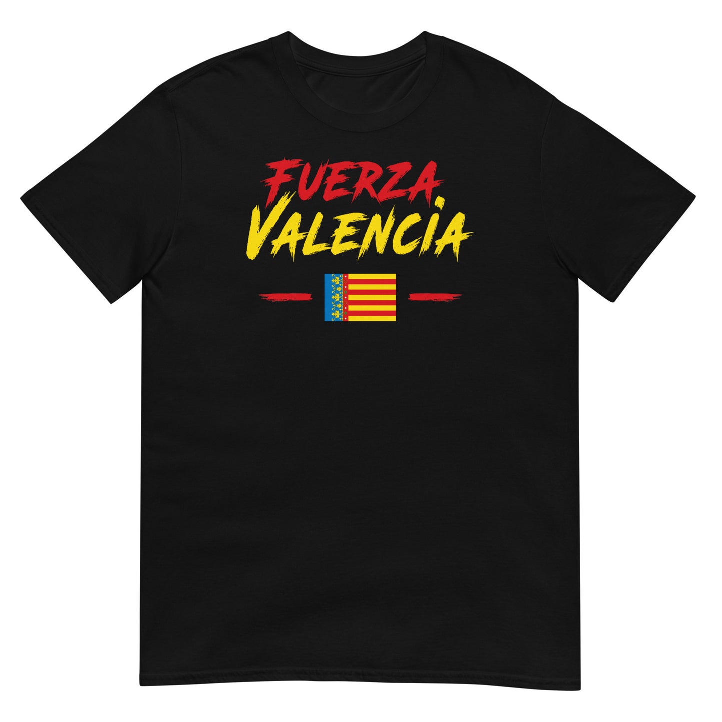 camiseta fuerza valencia en color negro