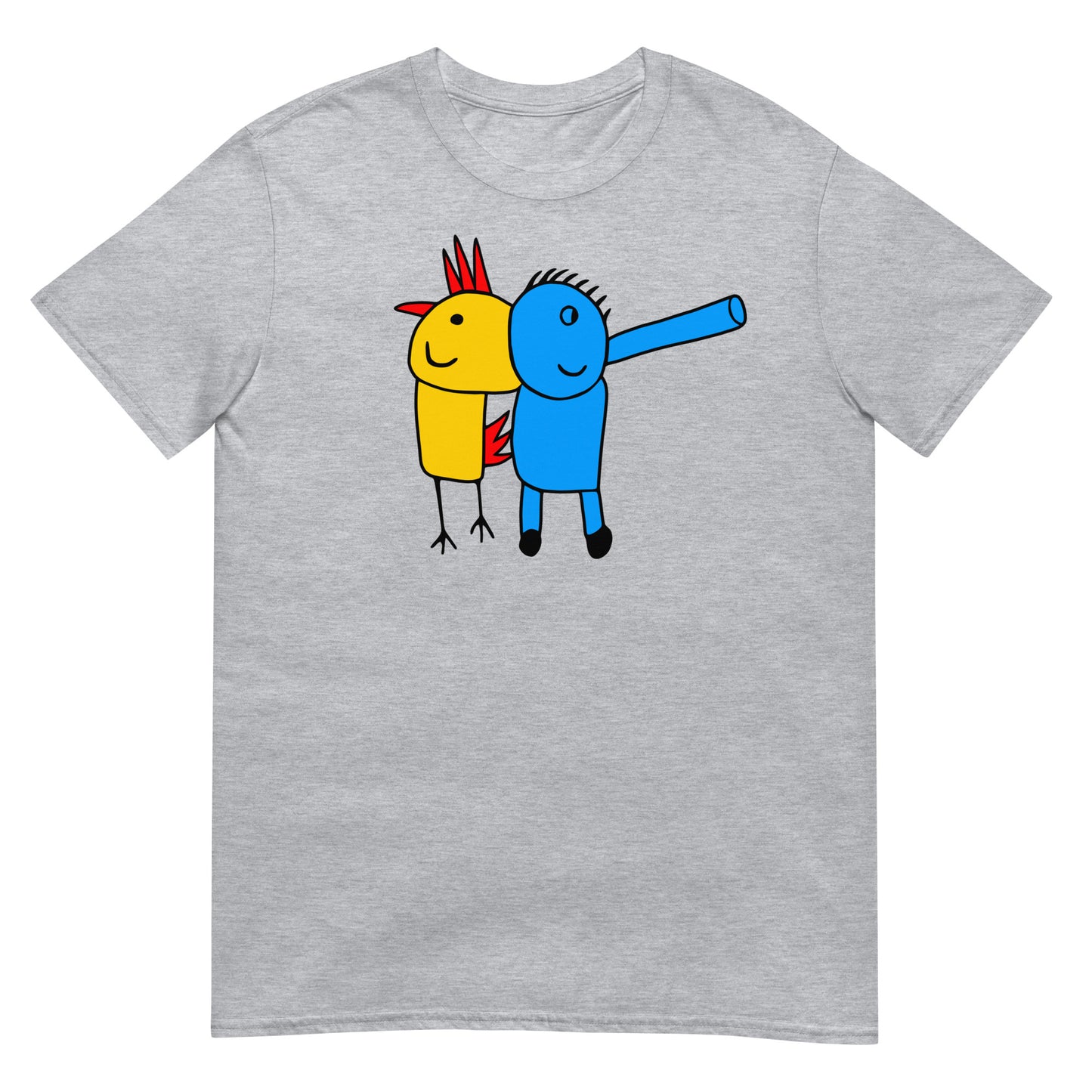 camiseta gallifante retro gris