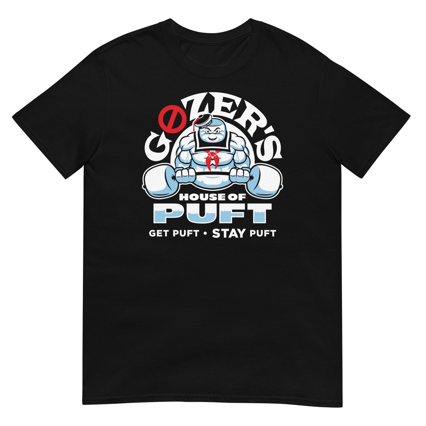 camiseta gozers house of puft los cazafantasmas gym gimnasio fitness en color negro