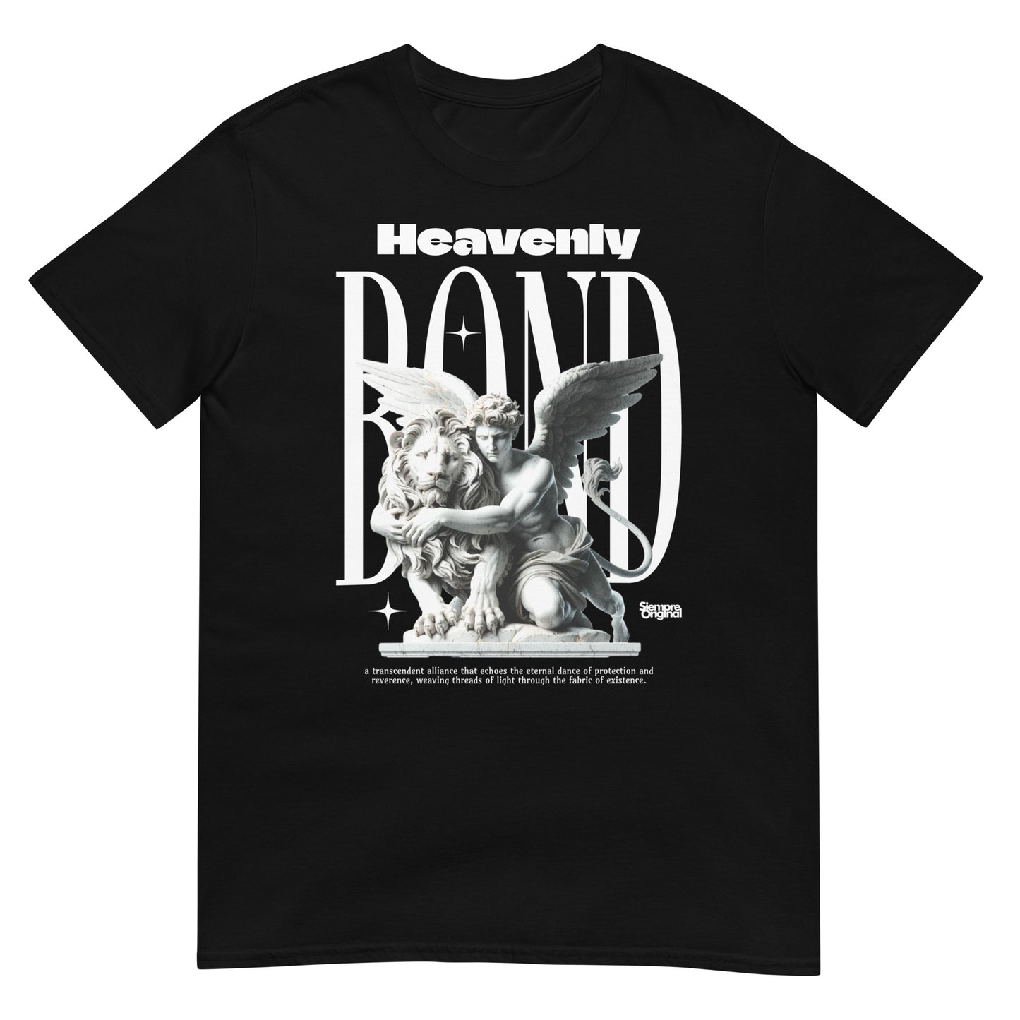 camiseta heavenly bond angel leon siempre original urban en color negro