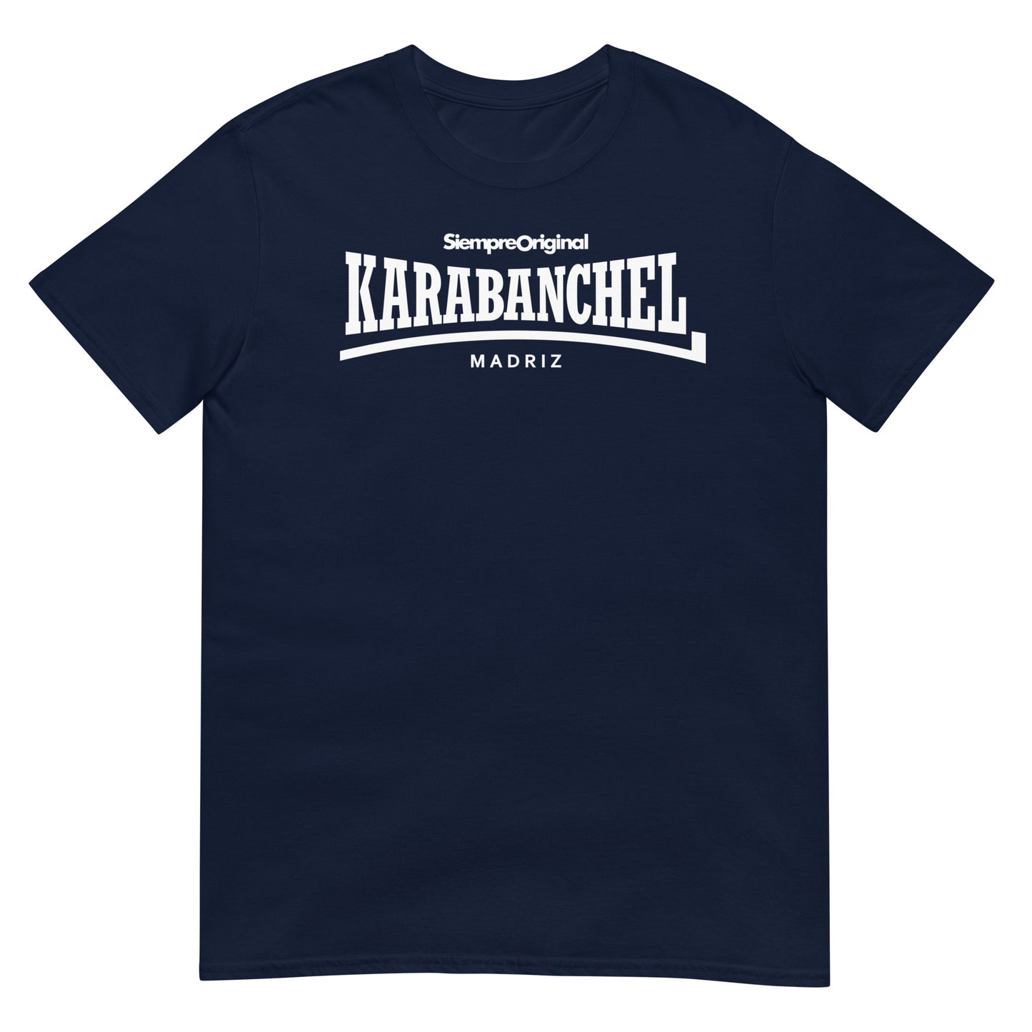 camiseta karabanchel madrid azul marino