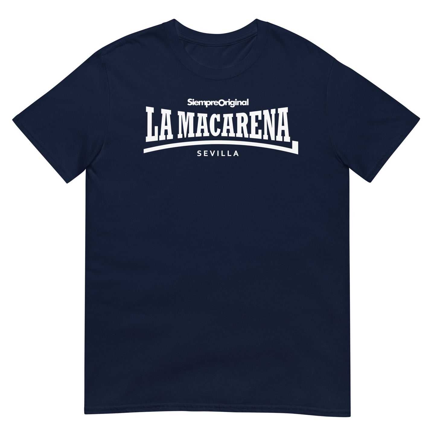 camiseta la macarena sevilla barrio azul marino