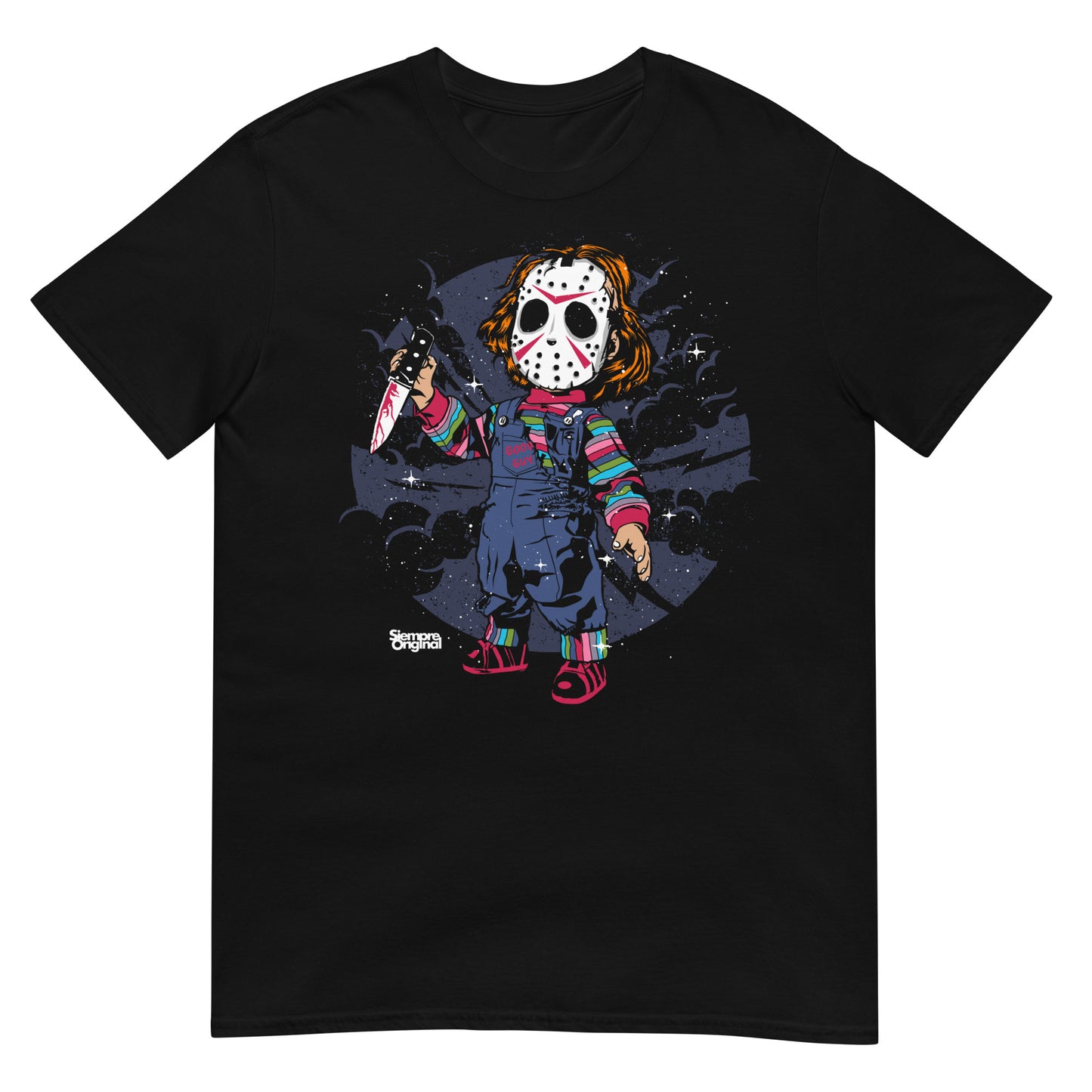 camiseta lil psycho chucky jason voorhees siempre original urban en color negro