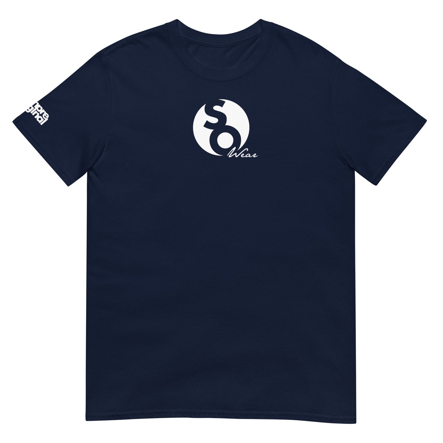 camiseta logo so wear minimalista siempre original azul marino
