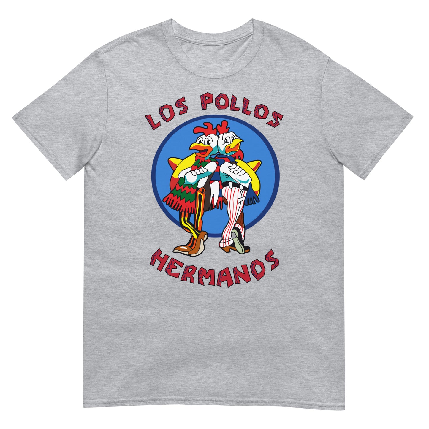 camiseta los pollos hermanos gris