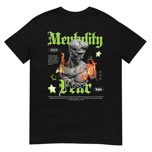 camiseta mentality over fear siempre original urban en color negro