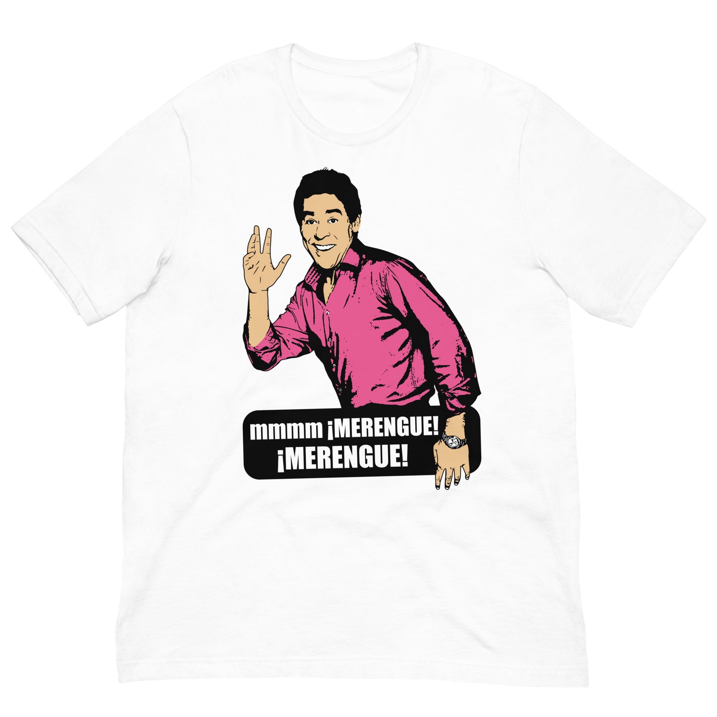 camiseta merengue merengue de amador de la que se avecina en color blanco