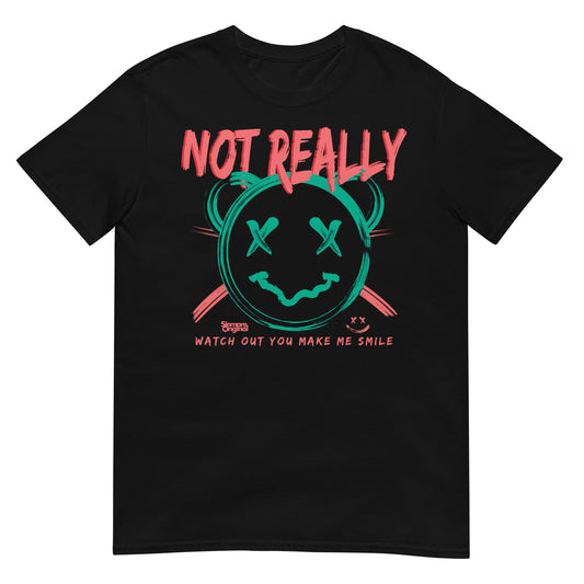 camiseta not really teddy bear siempre original urban en color negro