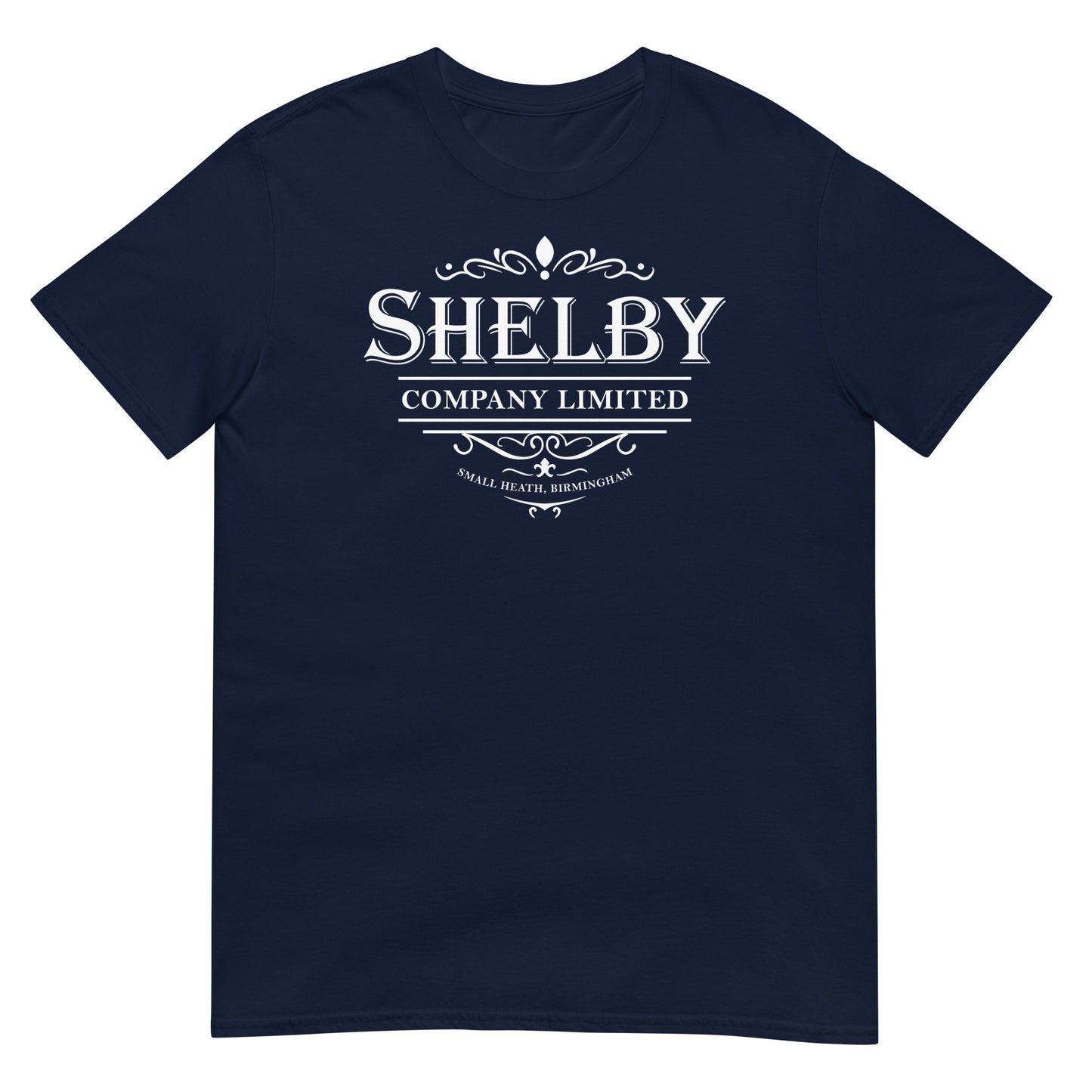camiseta peaky blinders shelby company limited en color azul marino