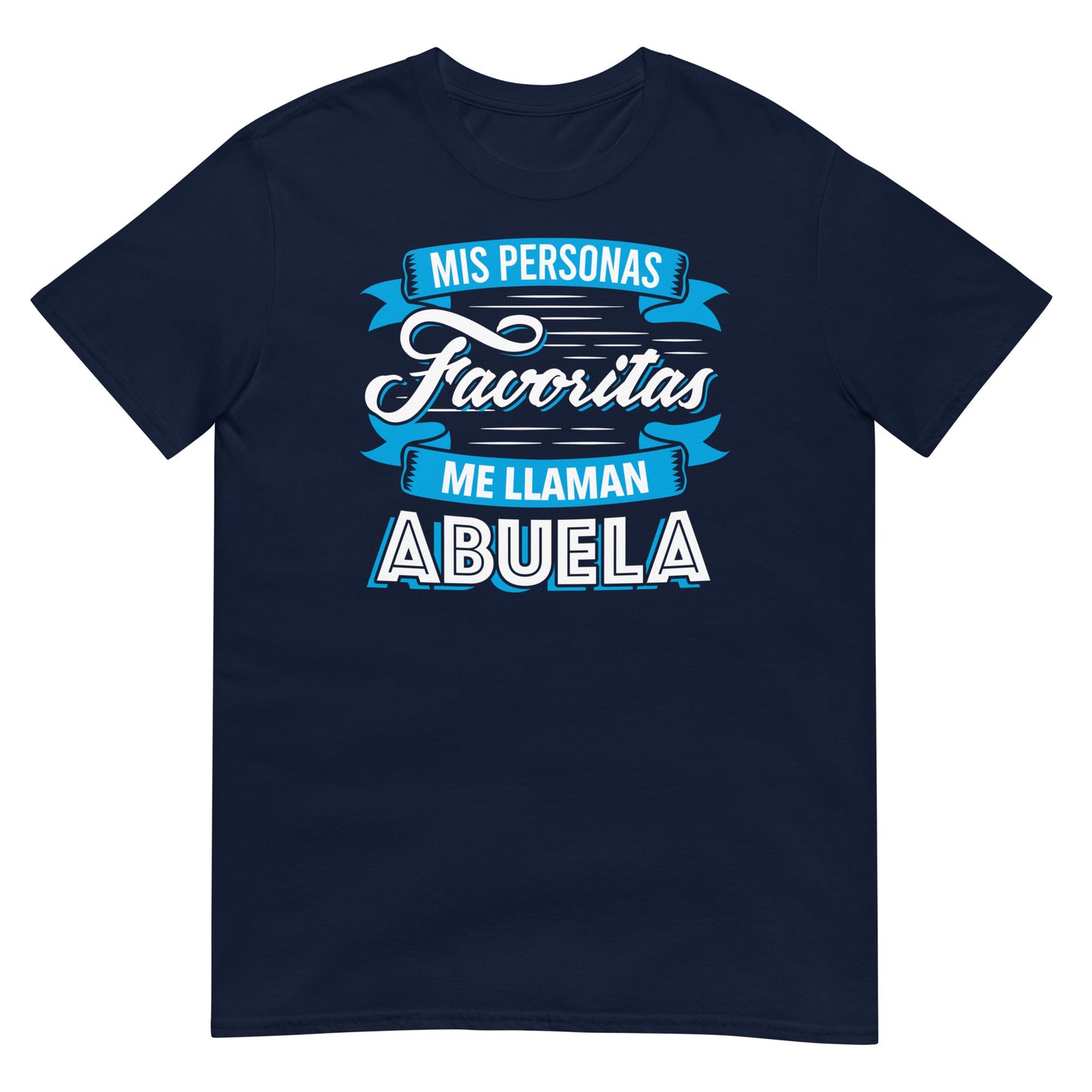 camiseta mis personas favoritas me llaman abuela azul marino
