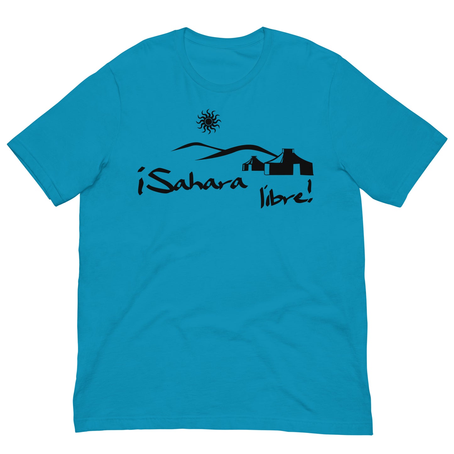 camiseta sahara libre azul