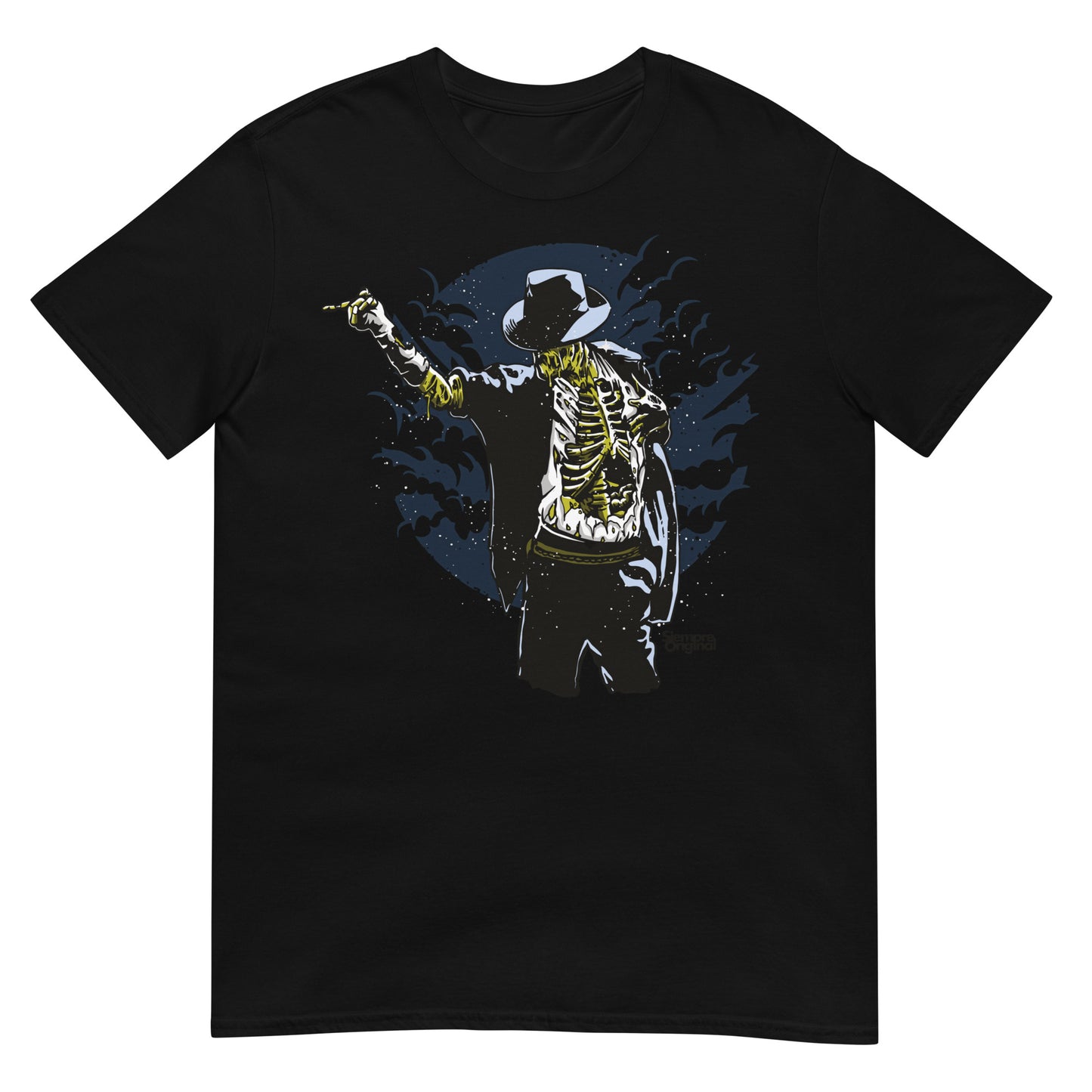 camiseta thrill to death michael jackson zombie siempre original urban en color negro