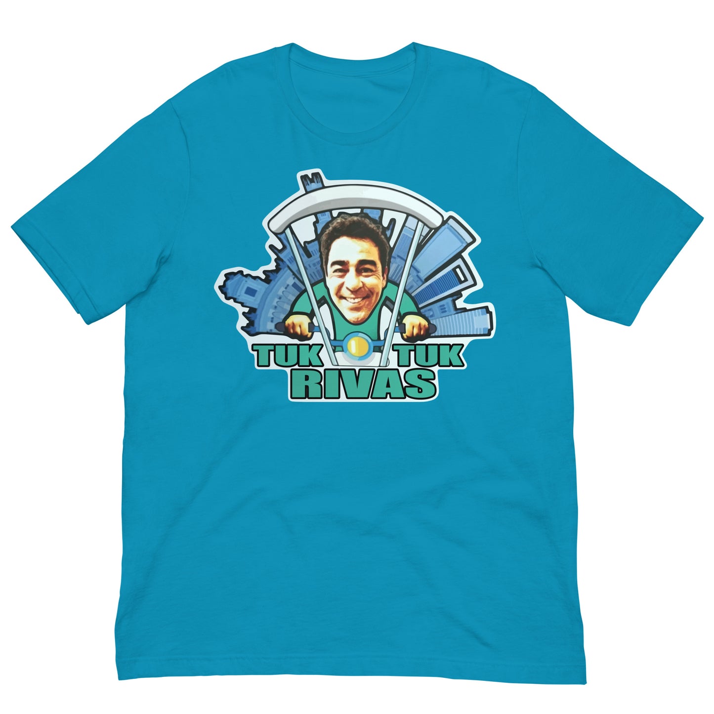camiseta tuk tuk rivas amador la que se avecina en color azul