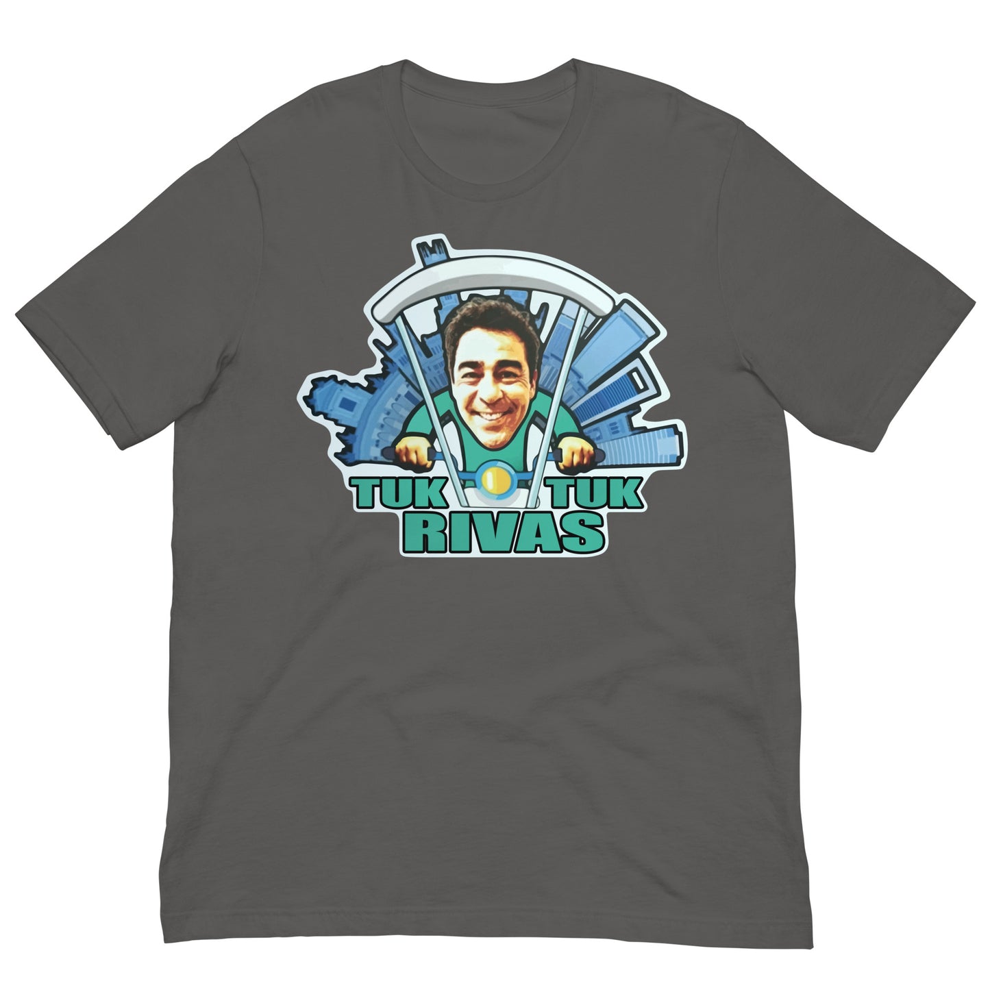 camiseta tuk tuk rivas amador la que se avecina en color gris