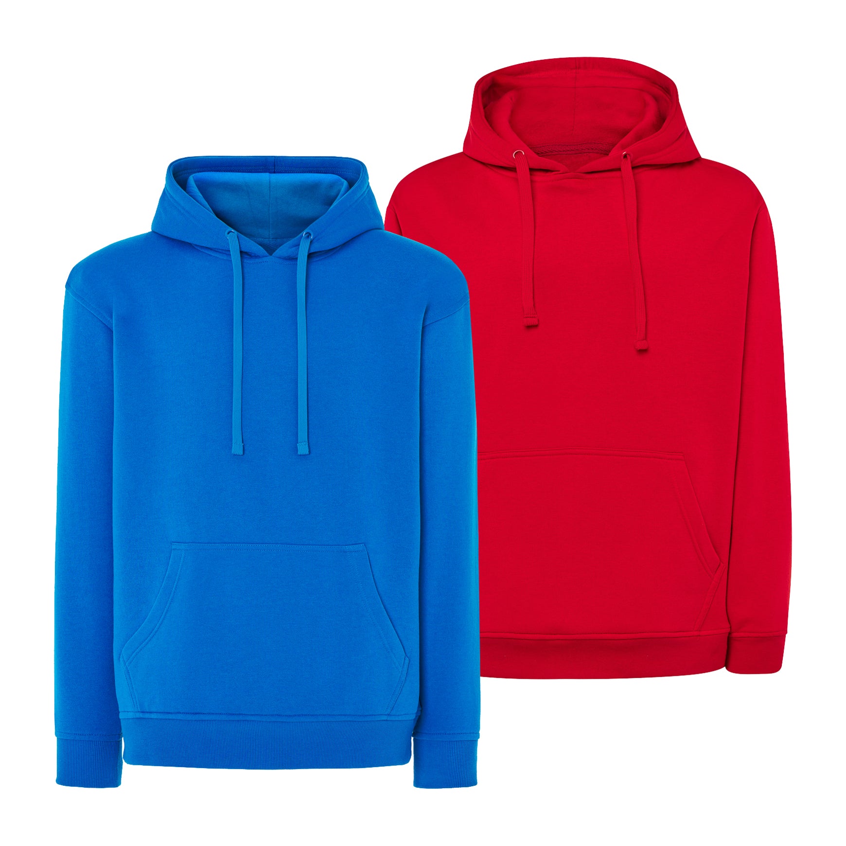 Pack de Sudaderas con Capucha de Color Azul y Rojo – Siempre
