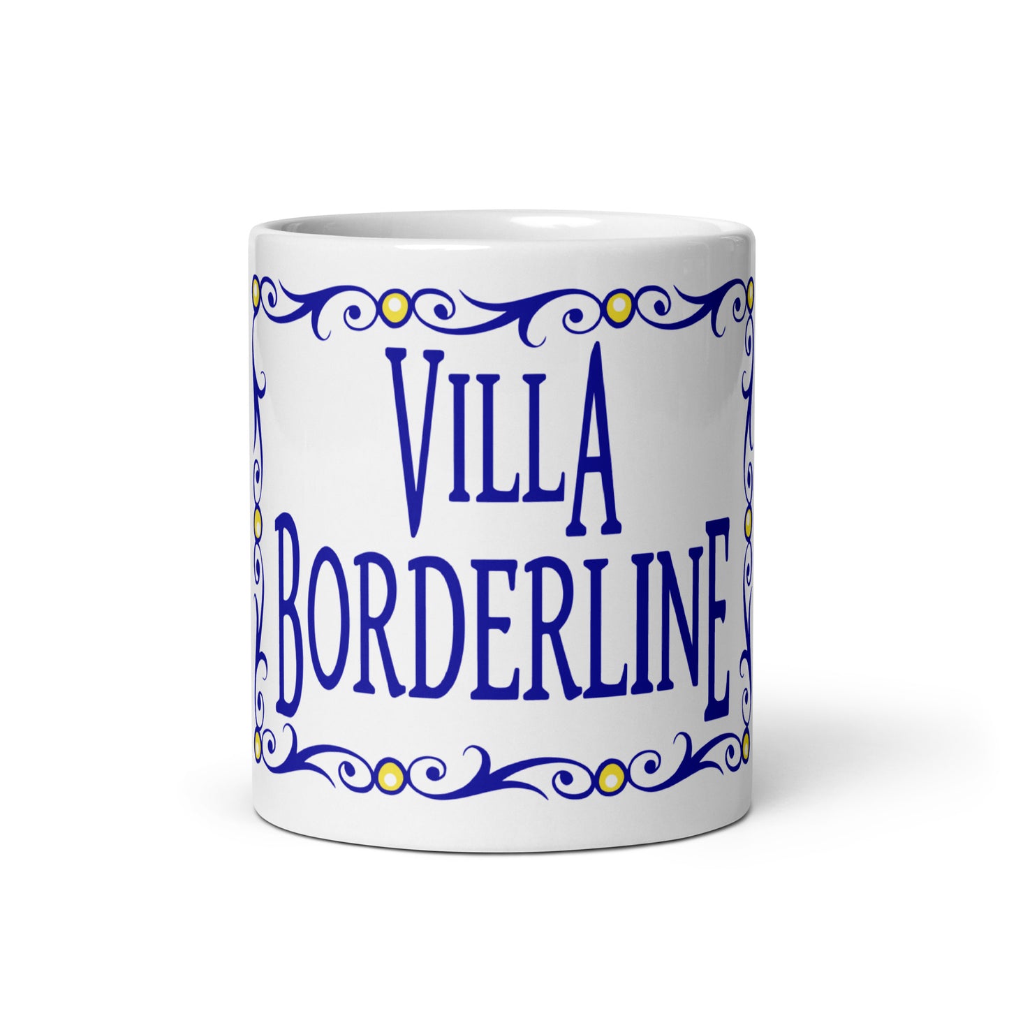 taza villa borderline amador la que se avecina de frente