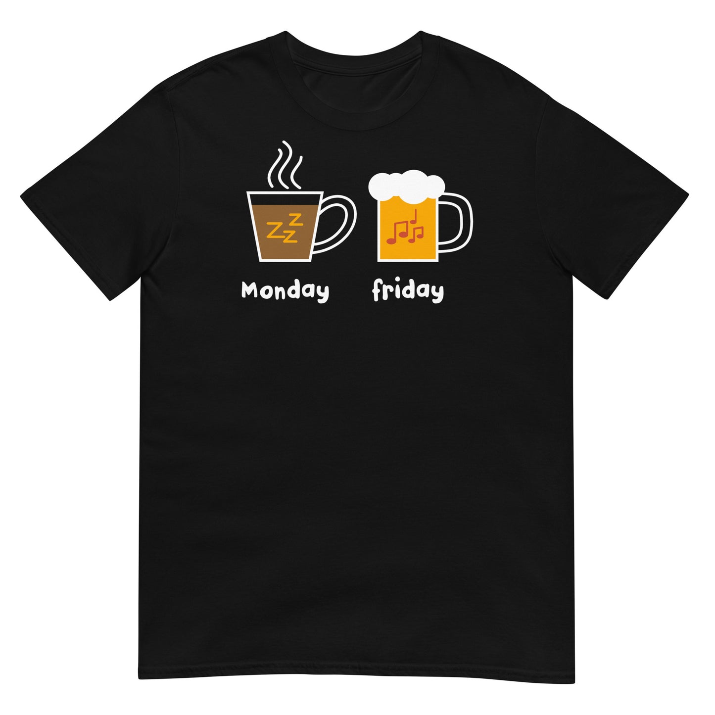 Camiseta Lunes Café Viernes Cerveza