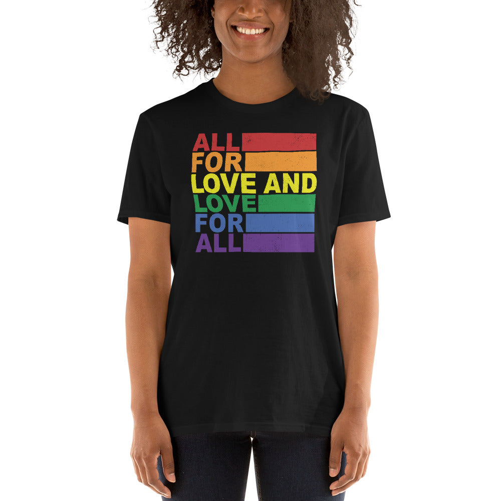 Camiseta All for Love and Love for All