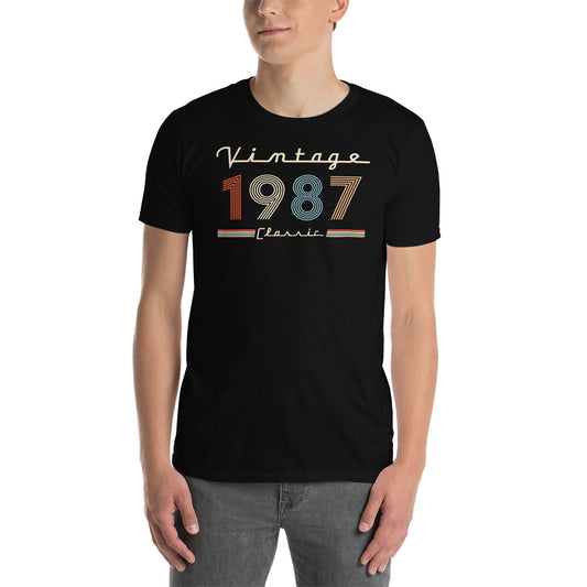 Camiseta 1987 - Vintage Classic - Cumpleaños