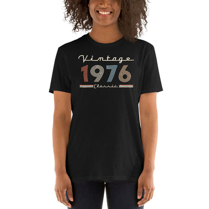 Camiseta 1976 - Vintage Classic - Cumpleaños