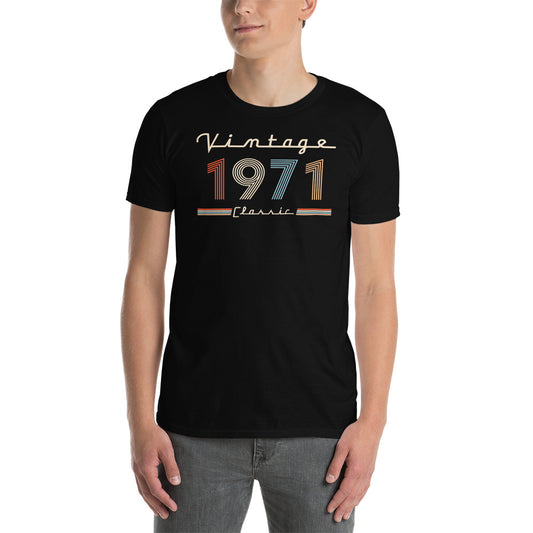 Camiseta 1971 - Vintage Classic - Cumpleaños