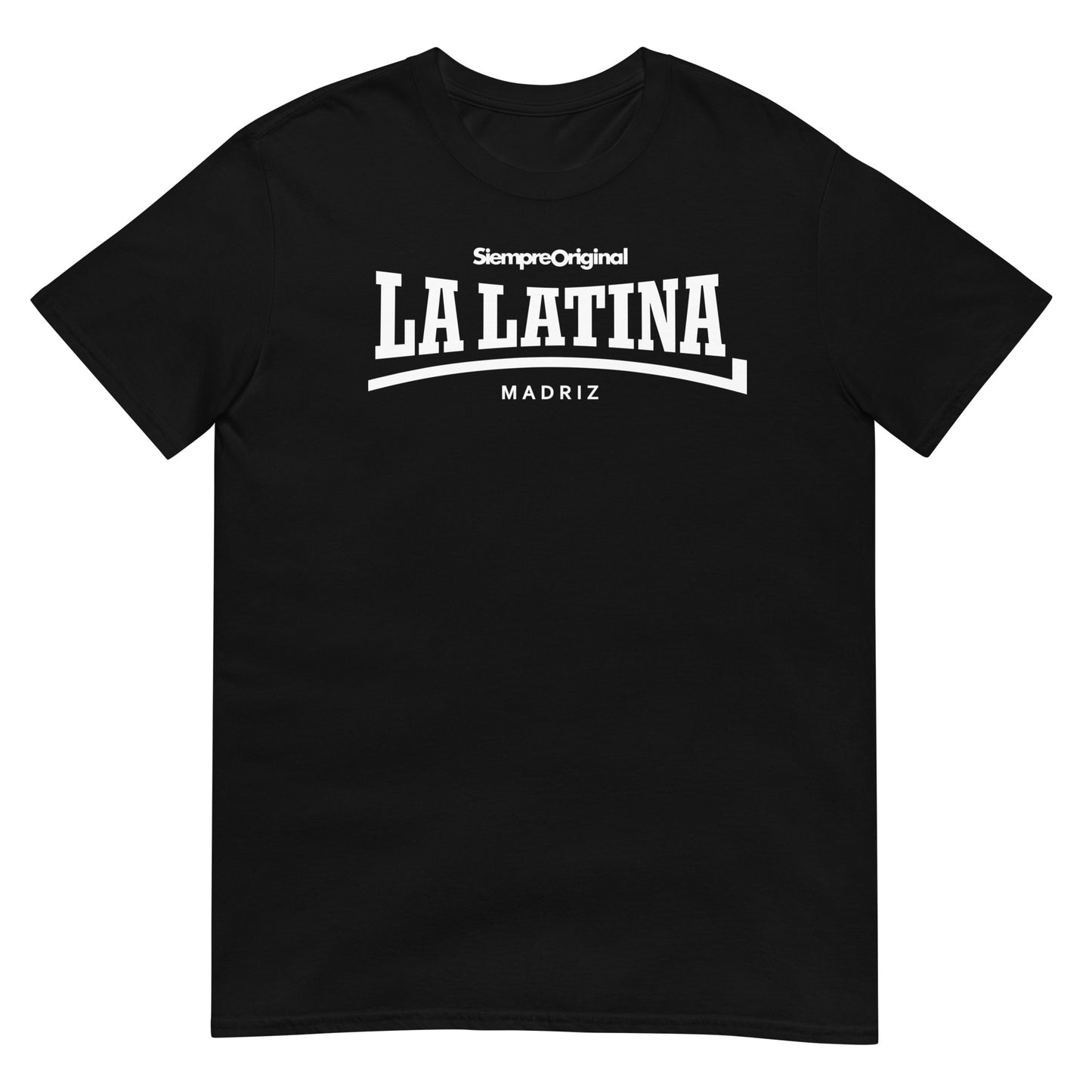 Camiseta del barrio de La Latina - Madrid. Color Negro.