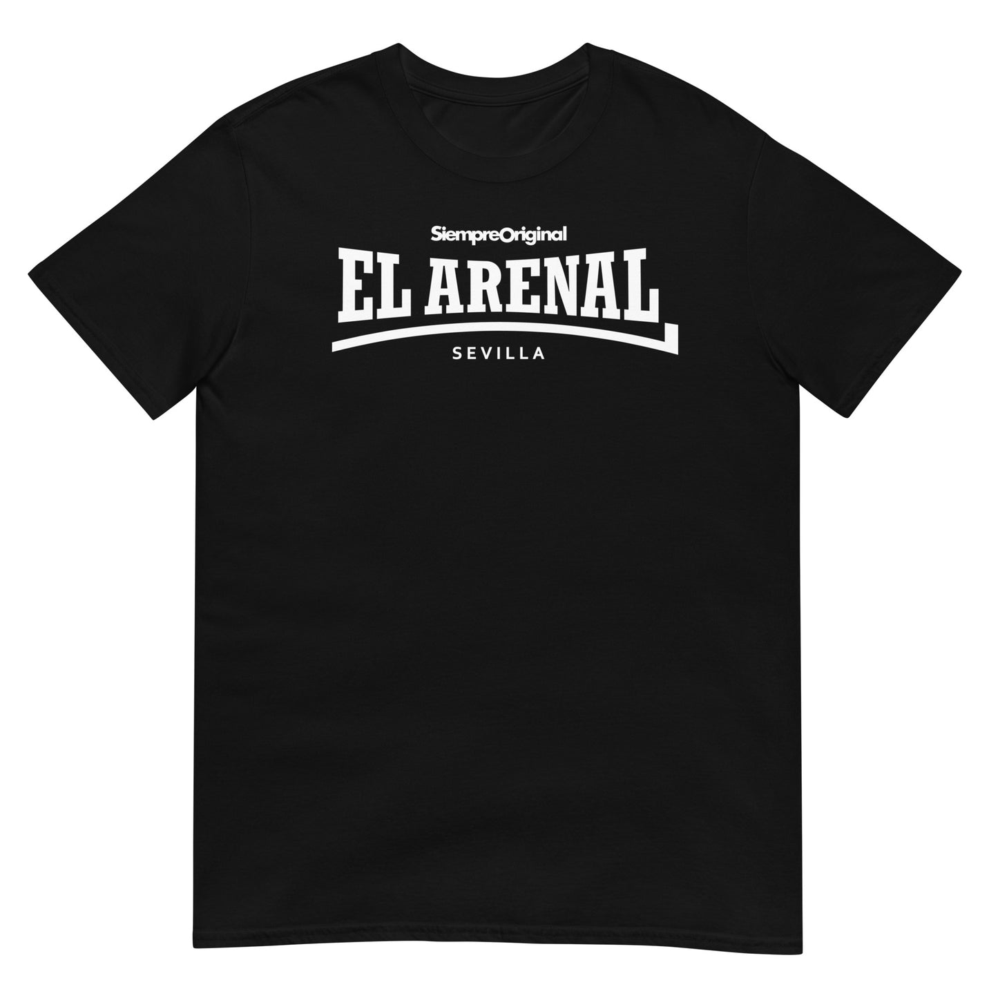 Camiseta del barrio de El Arenal - Sevilla. Color Negro.