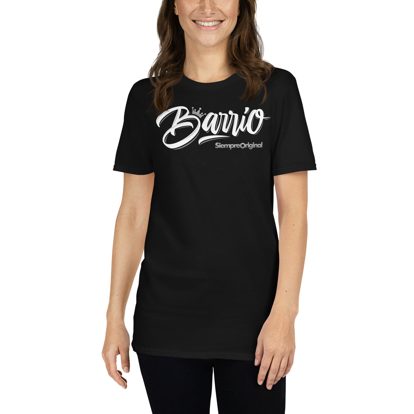 Camiseta Barrio. Color Negro.