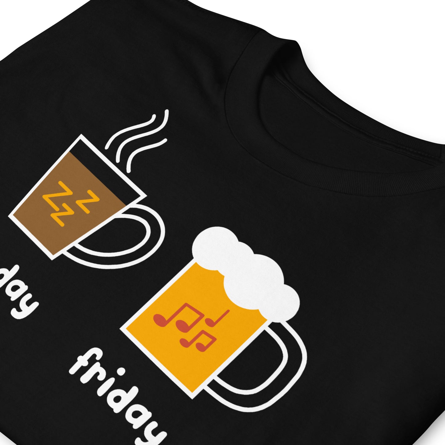 Camiseta Lunes Café Viernes Cerveza