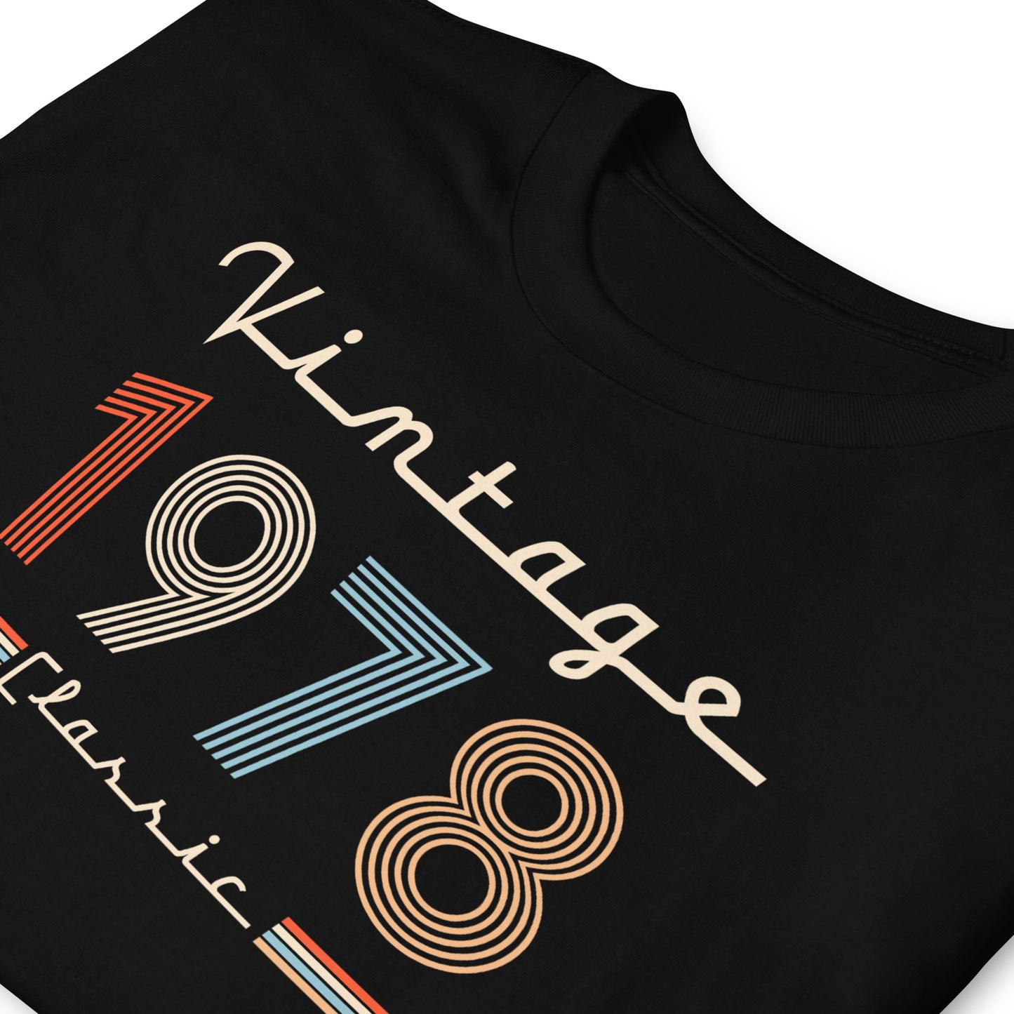 Camiseta 1978 - Vintage Classic - Cumpleaños