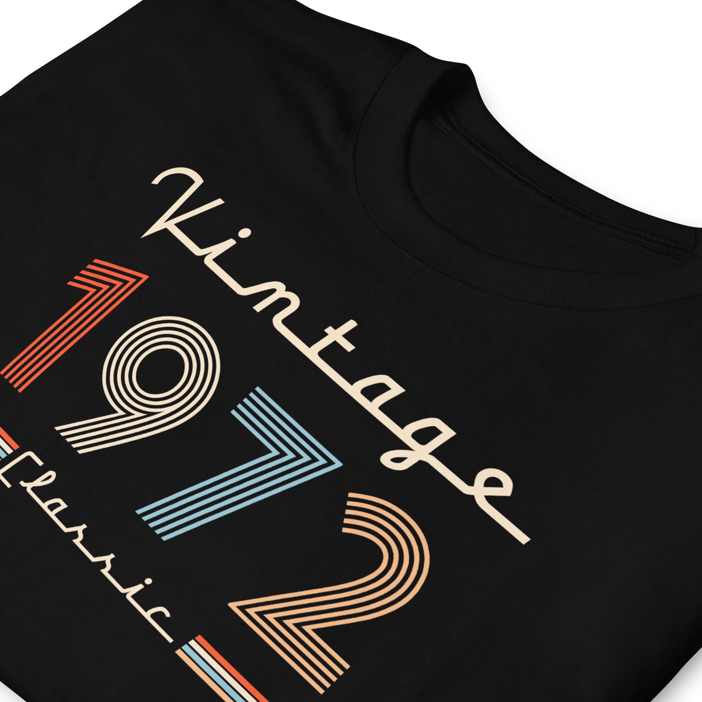 Camiseta 1972 - Vintage Classic - Cumpleaños