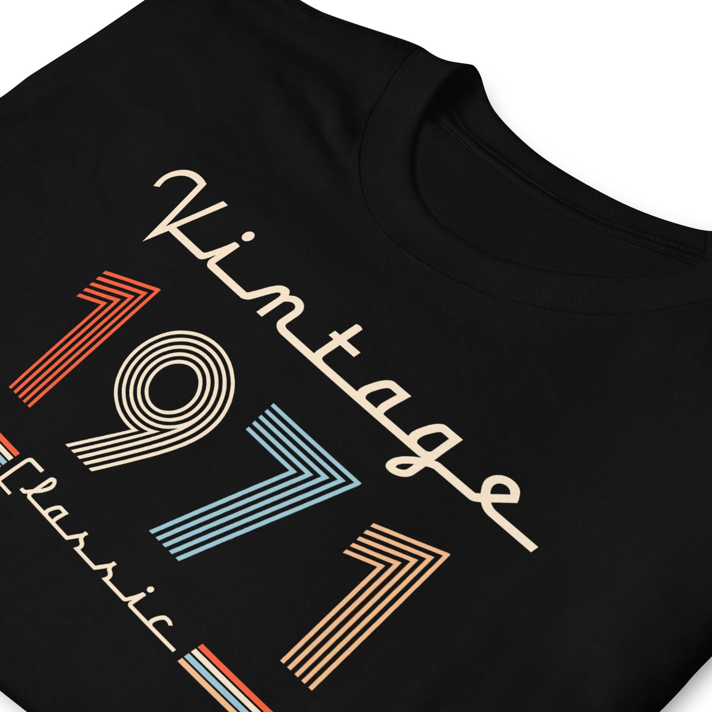Camiseta 1971 - Vintage Classic - Cumpleaños