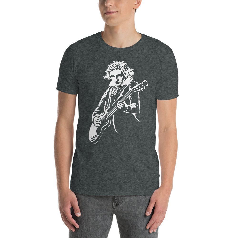 Camiseta Beethoven con Guitarra Eléctrica
