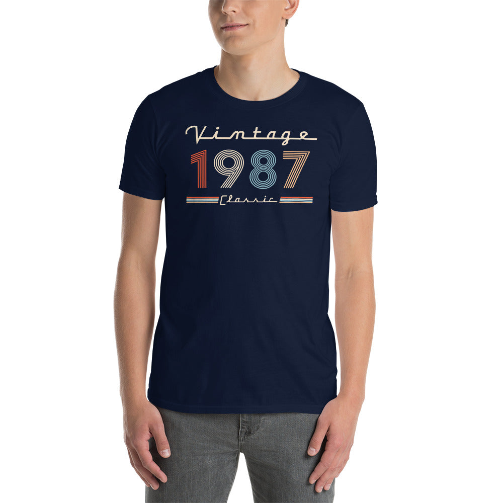 Camiseta 1987 - Vintage Classic - Cumpleaños