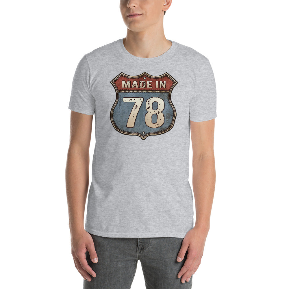 Camiseta Made In 78 - Cumpleaños