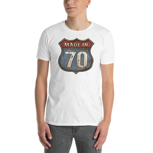 Camiseta Made In 70 - Cumpleaños