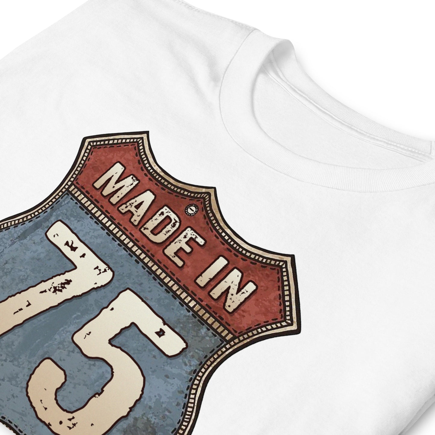 Camiseta Made In 75 - Cumpleaños