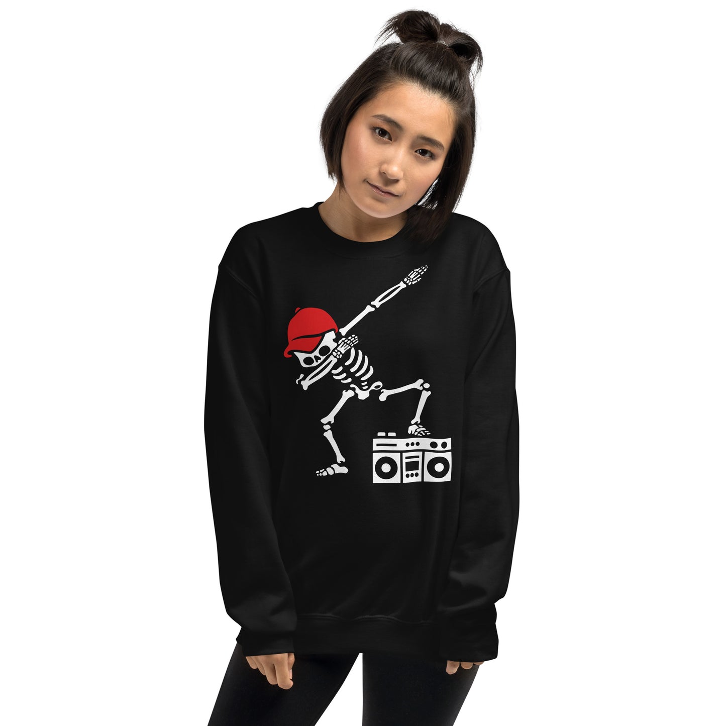 Sudadera Dabbing Skeleton Boombox