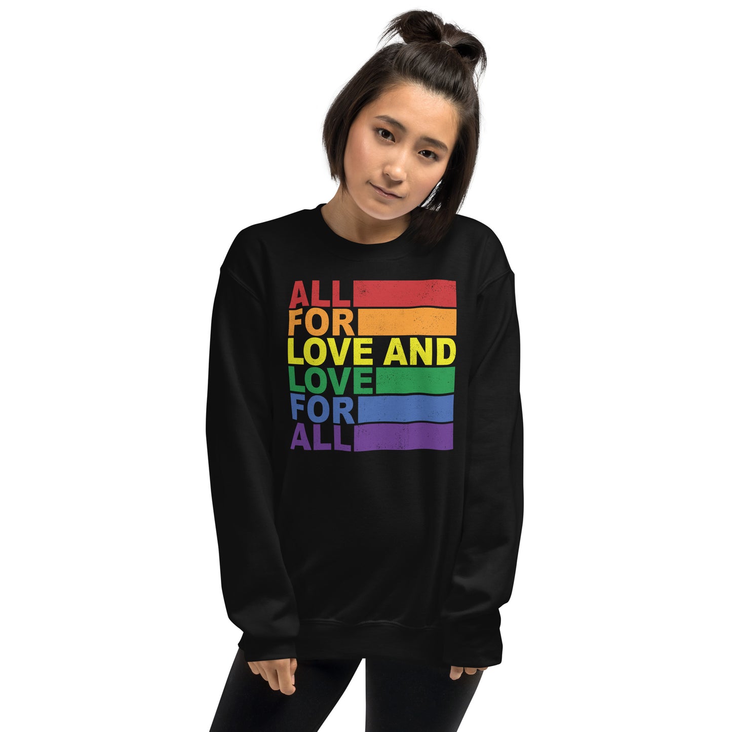 Sudadera All for Love and Love for All